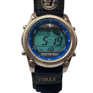 Athletic Works Men Multifunction Watch AW052 New Battery Solar Back-Up-Adjustabl